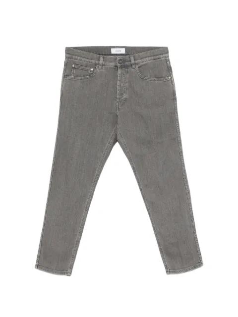 button-fastening jeans by LARDINI