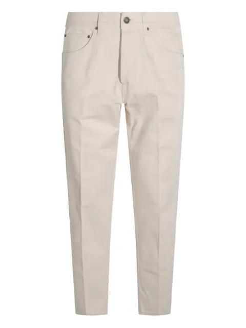 button-fly cotton jeans by LARDINI
