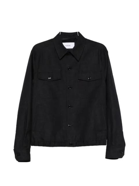 button pocket cotton jacket by LARDINI