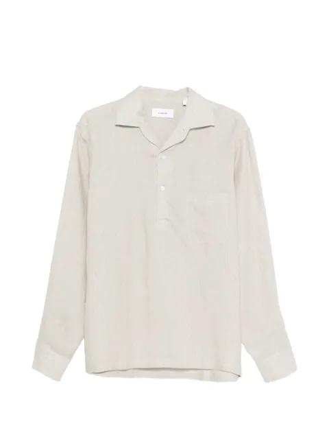 button-up pocket T-shirt by LARDINI
