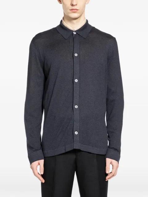 buttoned knitted shirt by LARDINI