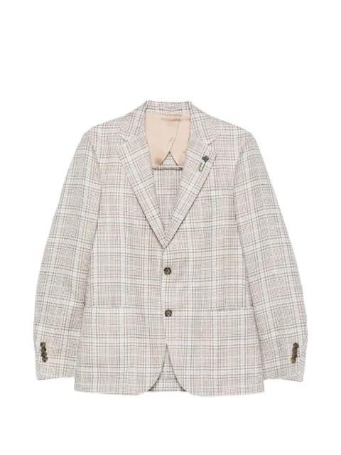 checked blazer by LARDINI