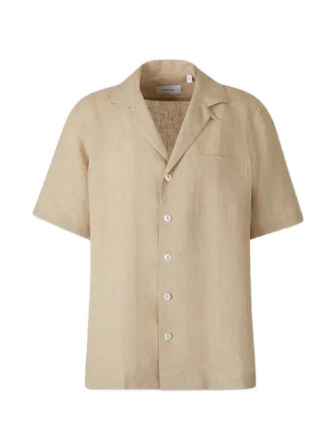 chest-pocket short-sleeve shirt by LARDINI