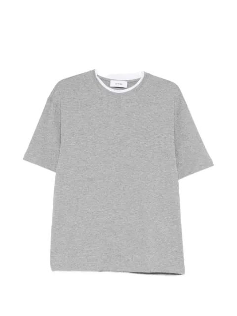 contrasting-trim T-shirt by LARDINI