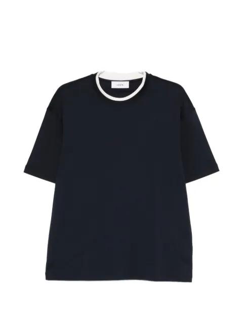 contrasting-trim T-shirt by LARDINI