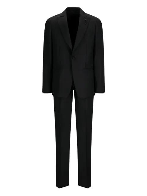 cotton single-button suit by LARDINI