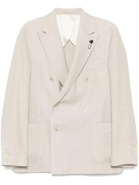 double-breasted blazer by LARDINI