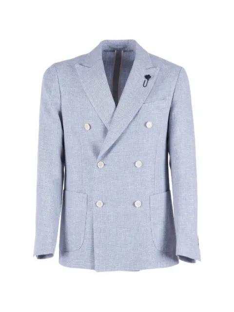double-breasted blazer by LARDINI