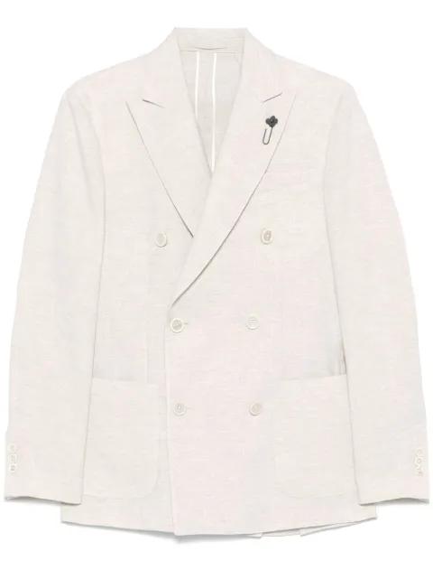 double-breasted blazer by LARDINI
