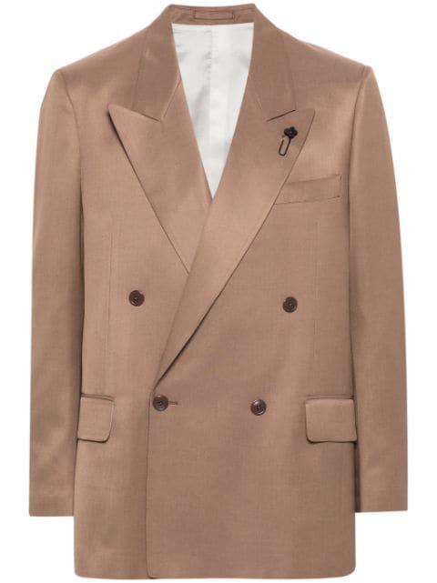 double-breasted blazer by LARDINI