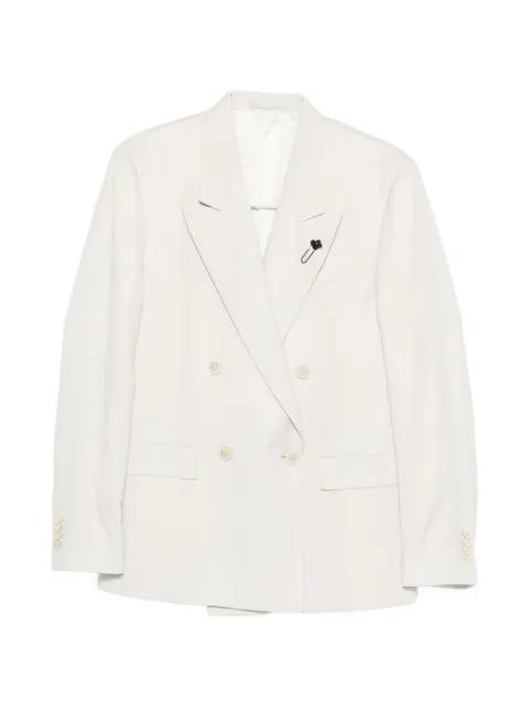 double-breasted blazer by LARDINI