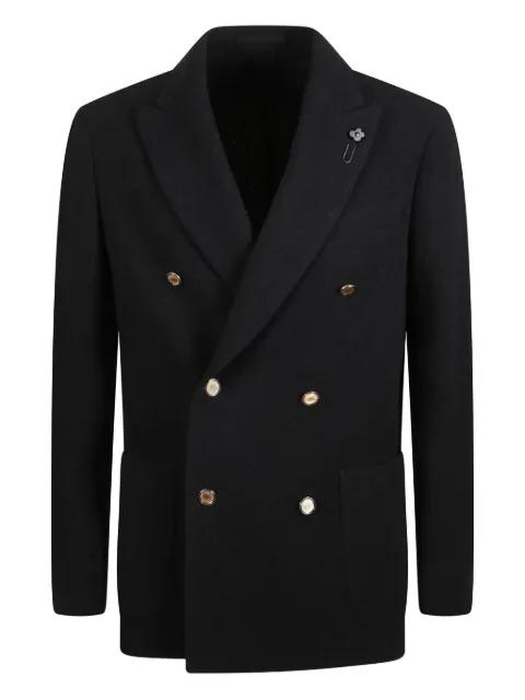 double-breasted button jacket by LARDINI