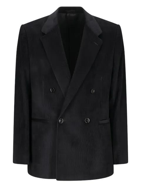 double-breasted corduroy jacket by LARDINI