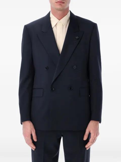 double-breasted four-button blazer by LARDINI