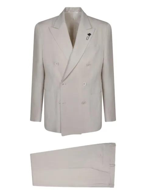 double-breasted suit by LARDINI