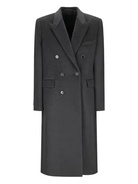 double-breasted wool coat by LARDINI