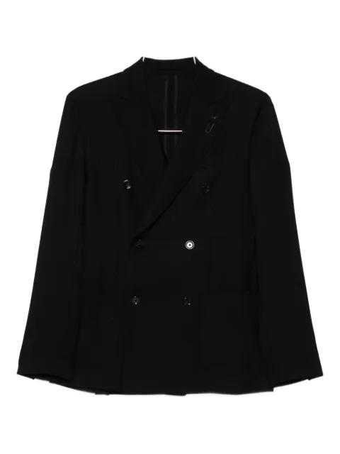 double-breasted wool jacket by LARDINI