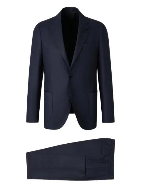 drawstring-cuff suit by LARDINI