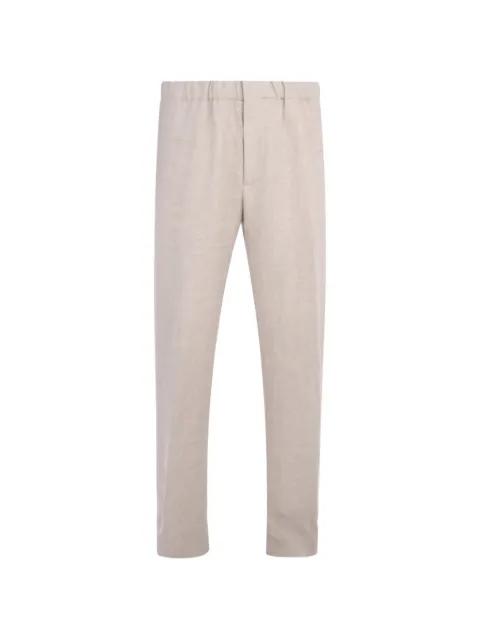 elasticated-waistband trousers by LARDINI