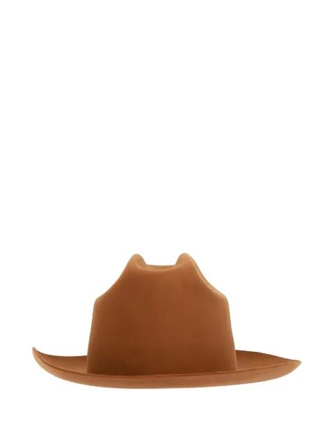 felted fedora hat by LARDINI