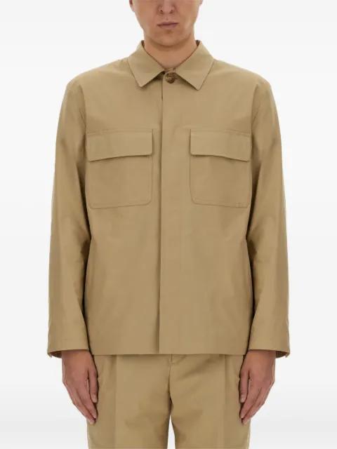 flap-pocket shirt by LARDINI