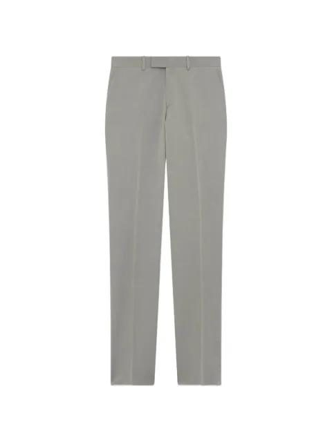 flat-front trousers by LARDINI
