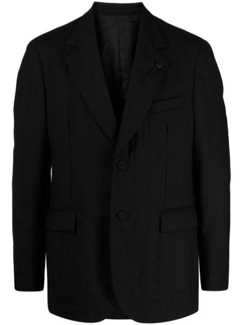 flower-charm single-breasted blazer by LARDINI