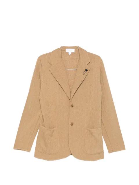 flower-detail blazer by LARDINI