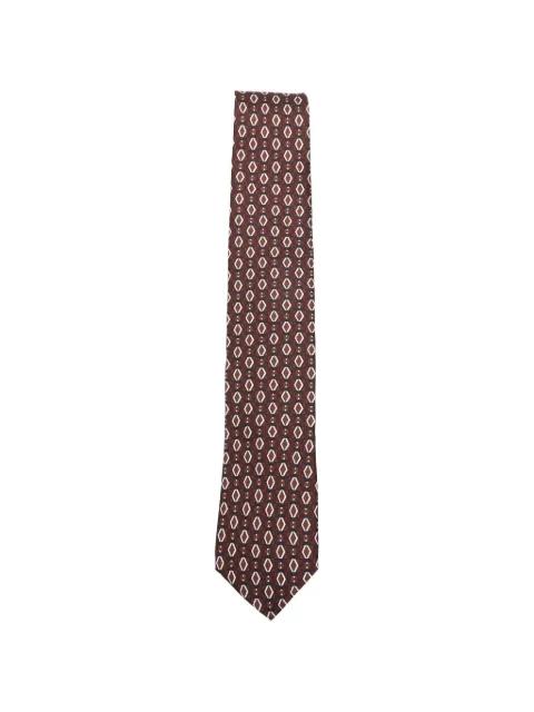 geometric-pattern tie by LARDINI