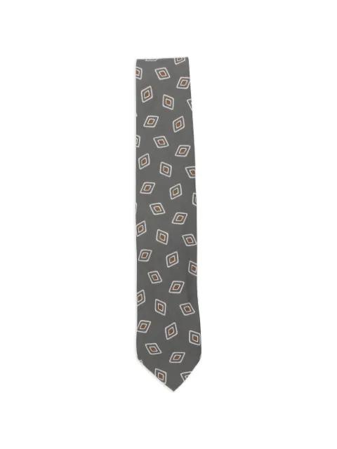 geometric-pattern tie by LARDINI