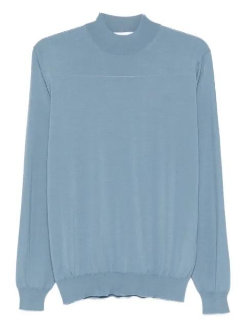 high-neck wool sweater by LARDINI