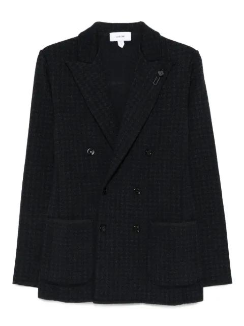 houndstooth double-breasted jacket by LARDINI