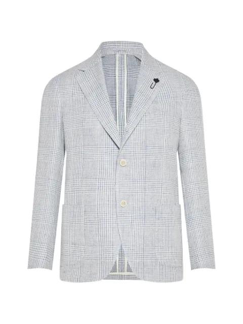 houndstooth single-breasted blazer by LARDINI