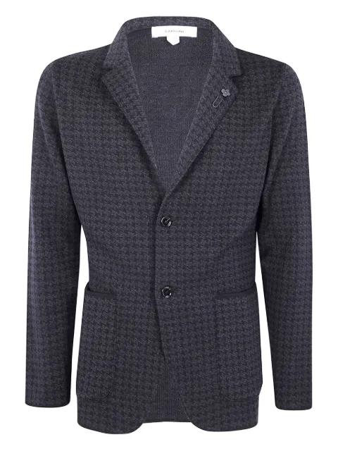 houndstooth three-button jacket by LARDINI