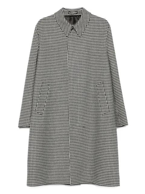 houndstooth wool coat by LARDINI