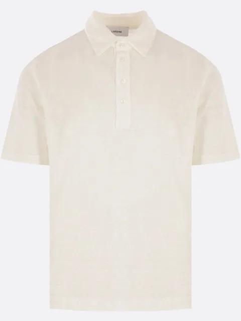 linen polo shirt by LARDINI