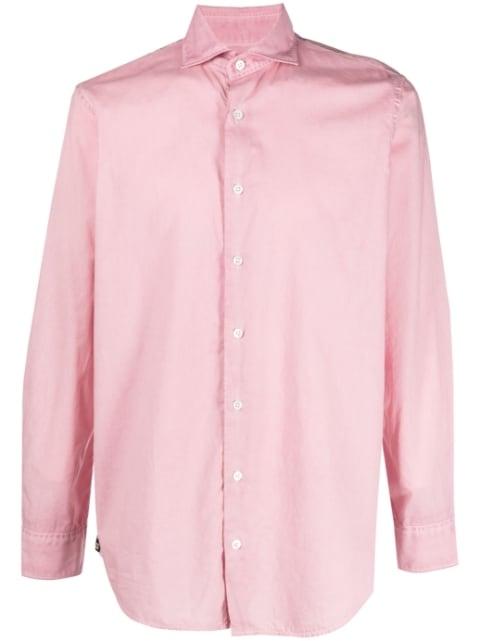 long-sleeve cotton shirt by LARDINI