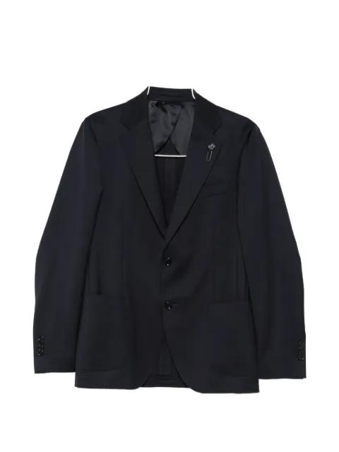 notched-lapel blazer by LARDINI