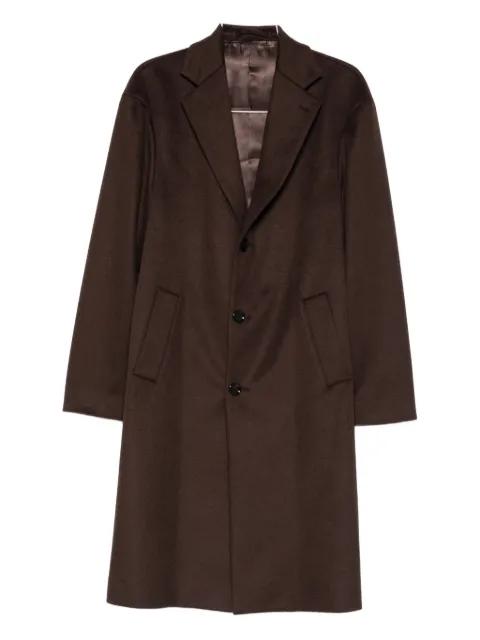 notched-lapels coat by LARDINI