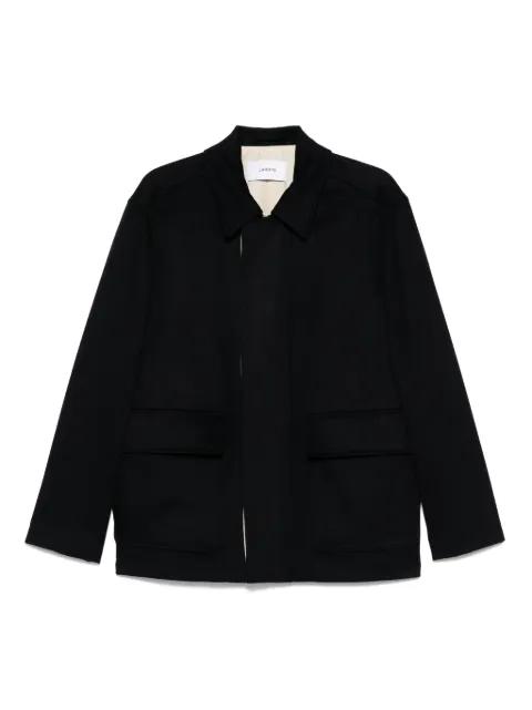 patch-pocket shirt jacket by LARDINI