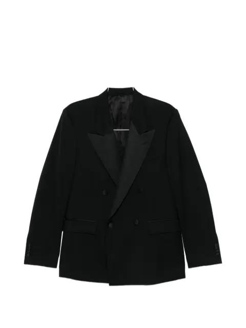 peaked-lapel double-breasted jacket by LARDINI