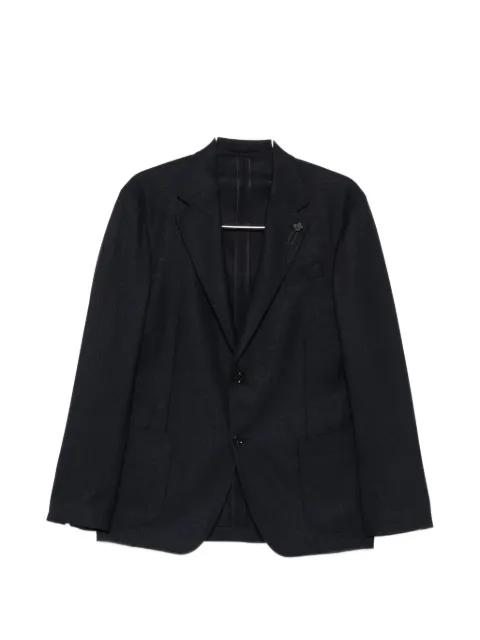 pin-lapel blazer by LARDINI