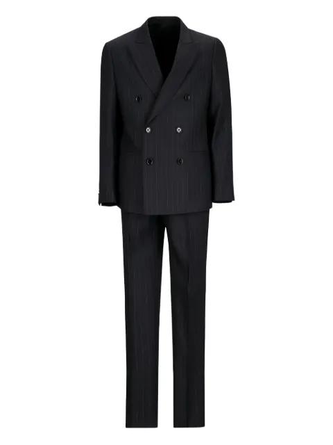 pinstripe double-breasted suit by LARDINI