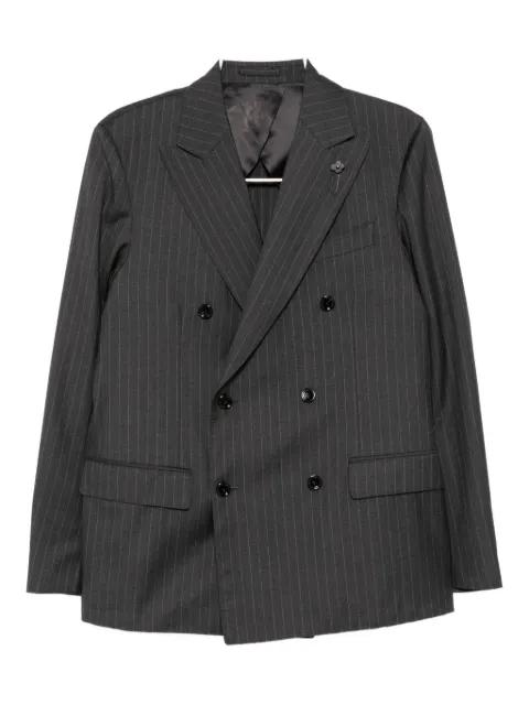 pinstripe double-breasted suit by LARDINI