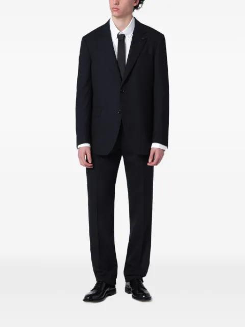 pinstripe single-breasted suit by LARDINI