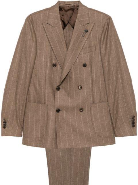 pinstripe suit by LARDINI