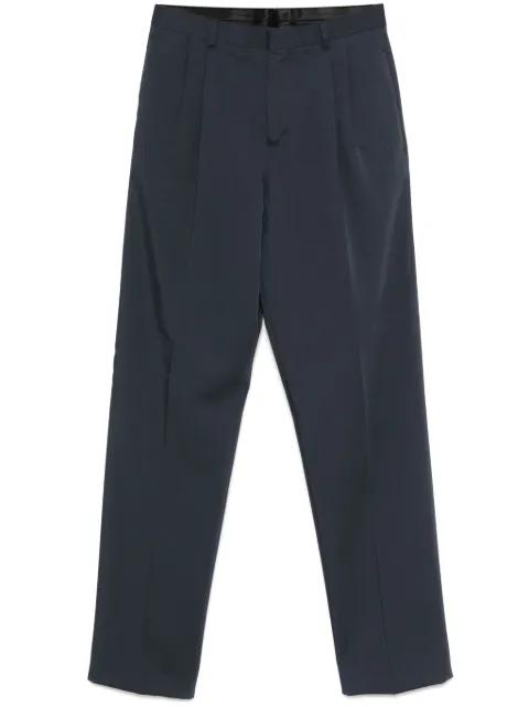 pleat-detailed trousers by LARDINI