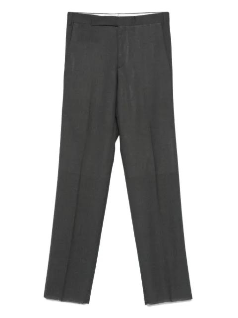pleated straight-leg trousers by LARDINI