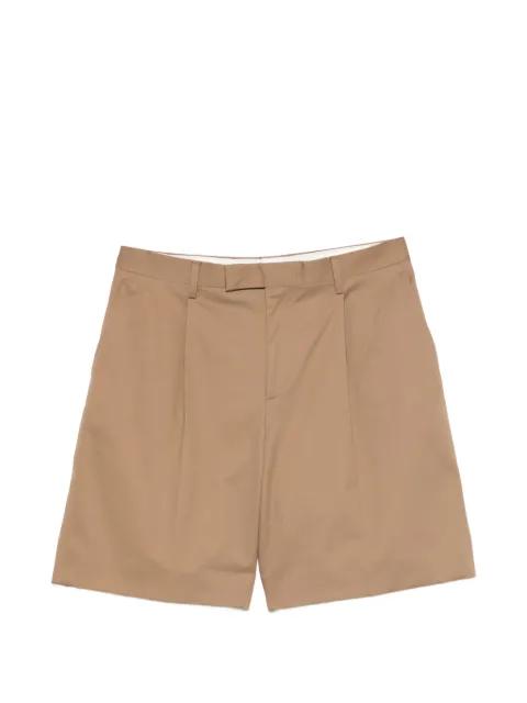 pleated tailored shorts by LARDINI