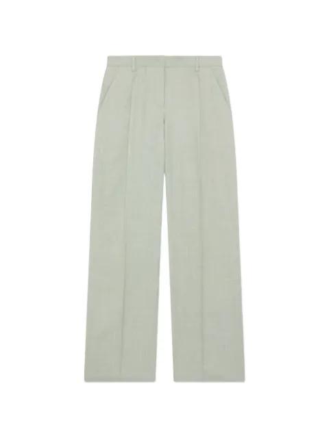 pleated twill trousers by LARDINI